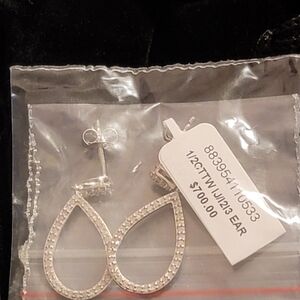 .50 TCW DIAMOND DROP EARRINGS/BNWT/ 700.00